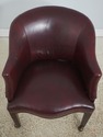 73161: CLASSIC Mahogany Burgundy Leather Barrel Ba