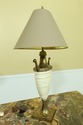 F52111EC: CHAPMAN Adams Style Brass Table Lamp w. 