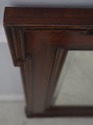 62474: THOMASVILLE Inlaid Mahogany Beveled Glass D