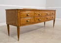 LF68551: Napoleonic Burl Walnut Console Cabinet w.