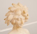 F68545: Antique ADOLFO CIPRIANI Marble Bust Of Dap
