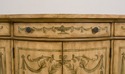 L68552: Venetian Style Paint Decorated Console Cab