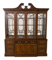 68509: HENKEL HARRIS Mahogany 2377 Breakfront Chin