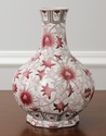 LF55822EC: Pair Chinese Porcelain Decorated Wine V