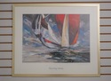 F60183EC: Pair WILLARD BOND Artist Signed Nautical