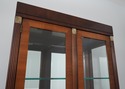 60050EC: Beveled Glass Door Yew Wood Door & Mahoga