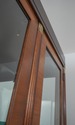 60050EC: Beveled Glass Door Yew Wood Door & Mahoga