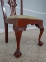 L60239EC: Set of 6 FEINBERG Carved Mahogany Chippe