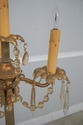 F60220EC: Floor Torchiere Candelabra Lamp w. Amber