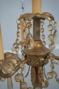 F60220EC: Floor Torchiere Candelabra Lamp w. Amber