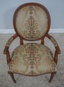 60095EC: Pair ETHAN ALLEN French Medallion Back Ar