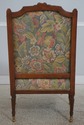 F73123: Antique French Style Needlepoint Wing Chai