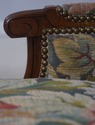 F73123: Antique French Style Needlepoint Wing Chai