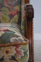 F73123: Antique French Style Needlepoint Wing Chai