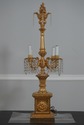 LF71733: Pair of French Empire Candelabra Lamps w.