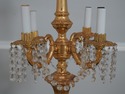 LF71733: Pair of French Empire Candelabra Lamps w.
