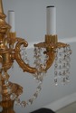 LF71733: Pair of French Empire Candelabra Lamps w.