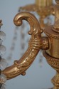 LF71733: Pair of French Empire Candelabra Lamps w.