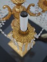 LF71733: Pair of French Empire Candelabra Lamps w.