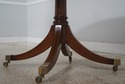 73121: Georgian Style Oval Mahogany Inlaid Dining 