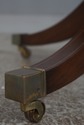 73121: Georgian Style Oval Mahogany Inlaid Dining 