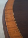 73121: Georgian Style Oval Mahogany Inlaid Dining 