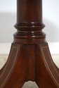 73121: Georgian Style Oval Mahogany Inlaid Dining 