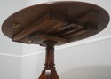73121: Georgian Style Oval Mahogany Inlaid Dining 