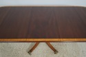 73121: Georgian Style Oval Mahogany Inlaid Dining 