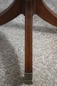 73121: Georgian Style Oval Mahogany Inlaid Dining 