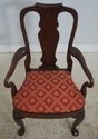 L72749: Set of 8 HICKORY CHAIR CO Mahogany Dining 
