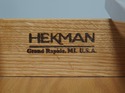 L73230: HEKMAN Flame Mahogany Federal Console Hall