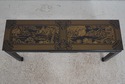 L73240: Chinese Black & Gold Decorated Console Tab