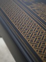 L73240: Chinese Black & Gold Decorated Console Tab