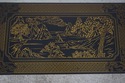 L73240: Chinese Black & Gold Decorated Console Tab