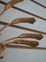 73237: Pair of Italian Gold Wheat Sheaf Candelabra