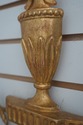 73237: Pair of Italian Gold Wheat Sheaf Candelabra