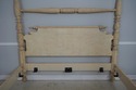 72518: Spiral Twist King Size Painted 4 Post Bed