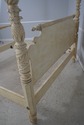 72518: Spiral Twist King Size Painted 4 Post Bed