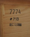 73252: STICKLEY Cherry Mission Style 2 Tier Side T