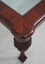 64173EC: HENKEL HARRIS Ball & Claw Mahogany Glass 