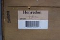 64116EC: HENREDON Large Mahogany Sliding Glass Doo