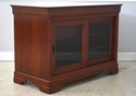 72360: STICKLEY Cherry Sliding Door Media Entertai