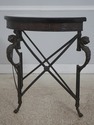 72974: MAITLAND SMITH Bronze Base Marble Top Conso