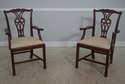 L72857: Set of 6 BAKER Chippendale Carved Mahogany