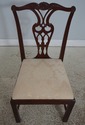 L72857: Set of 6 BAKER Chippendale Carved Mahogany