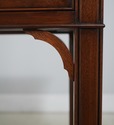 72953: HENKEL HARRIS Walnut 2 Drawer Console Table