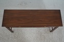 72953: HENKEL HARRIS Walnut 2 Drawer Console Table