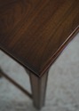 72953: HENKEL HARRIS Walnut 2 Drawer Console Table