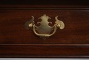 72953: HENKEL HARRIS Walnut 2 Drawer Console Table